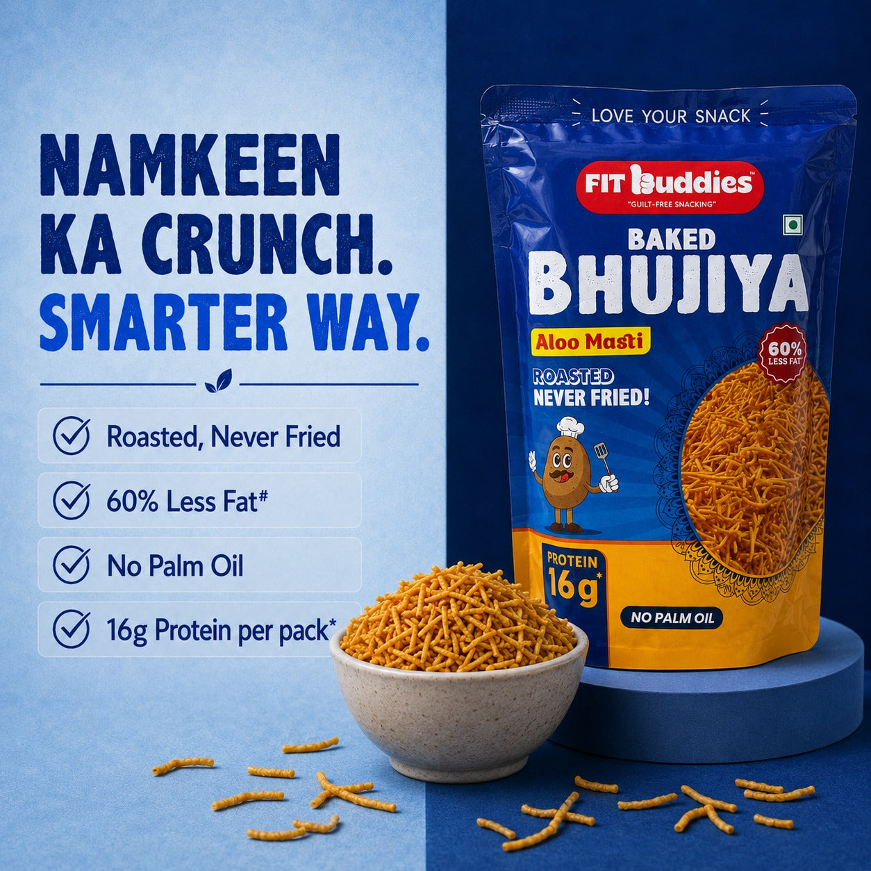 16G PROTEIN BAKED ALOO BHUJIYA — ALOO MASTI