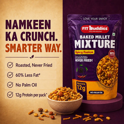 12G PROTEIN BAKED MILLET MIXTURE — SPICY FUSION
