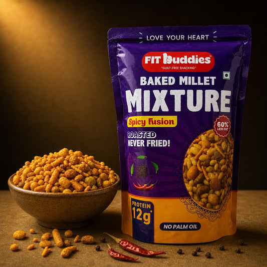 12G PROTEIN BAKED MILLET MIXTURE — SPICY FUSION
